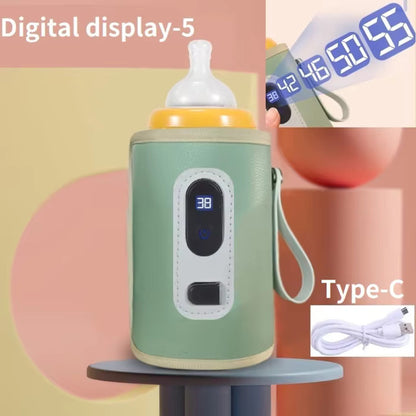 Universal Baby Milk Heat Keeper – USB Bottle Heater for Travel