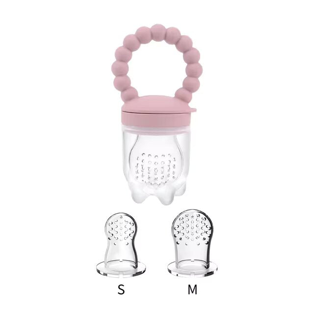 Baby Silicone Fruit Feeder – Food-Grade Mesh Pacifier for Teething