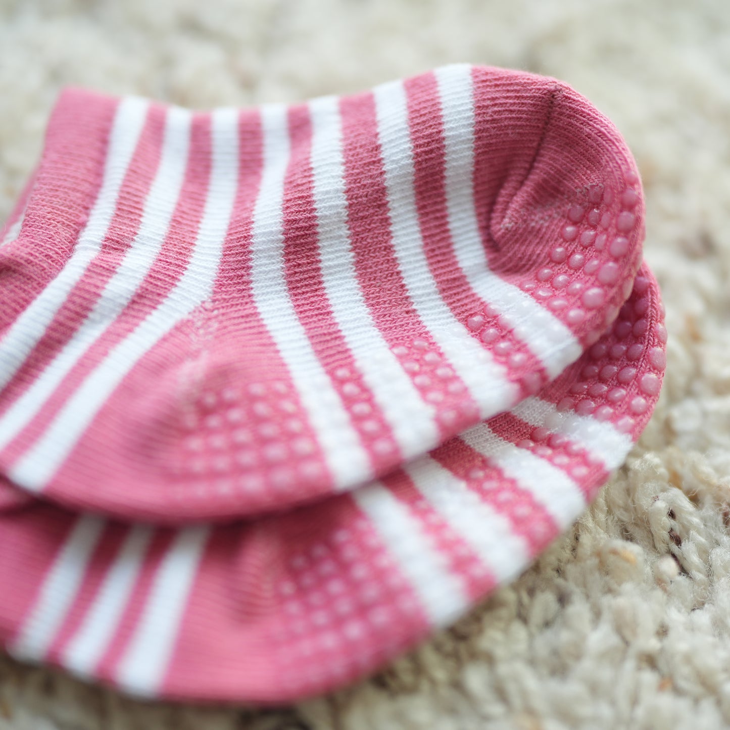 Non-Slip Cotton Socks for Babies & Toddlers – 6 Pairs with Grips for Safe Playtime